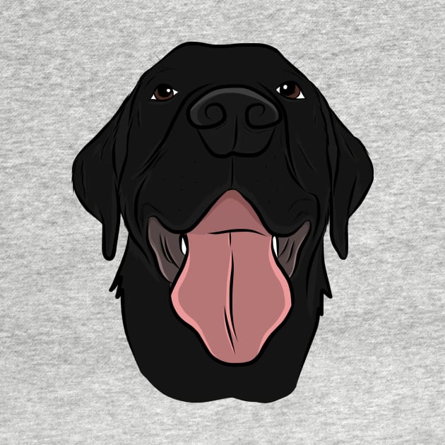 Happy Black Lab by rmcbuckeye